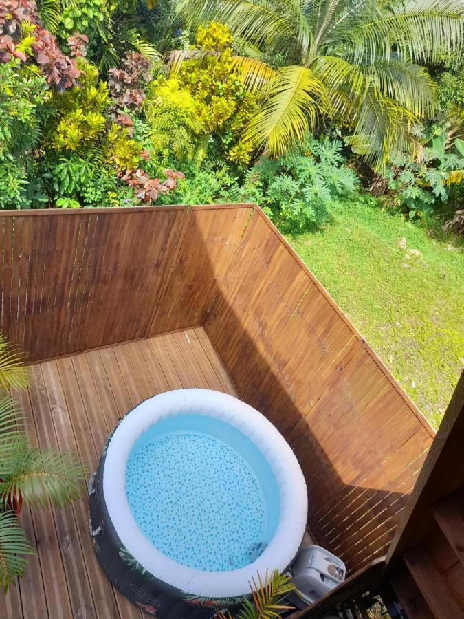 Charmant Chalet Avec Jacuzzi, L'Ile O Vert Saint-Philippe Exterior photo